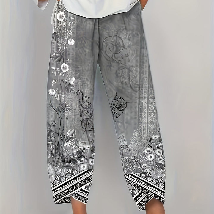 Meredith | Botanical Cropped Pants