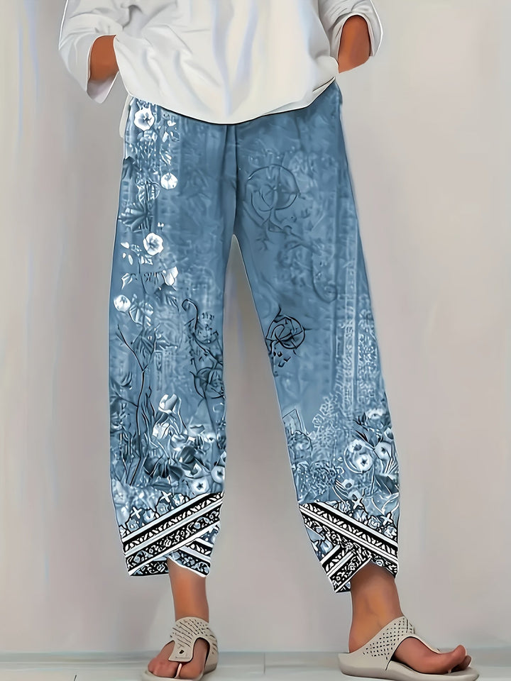 Meredith | Botanical Cropped Pants