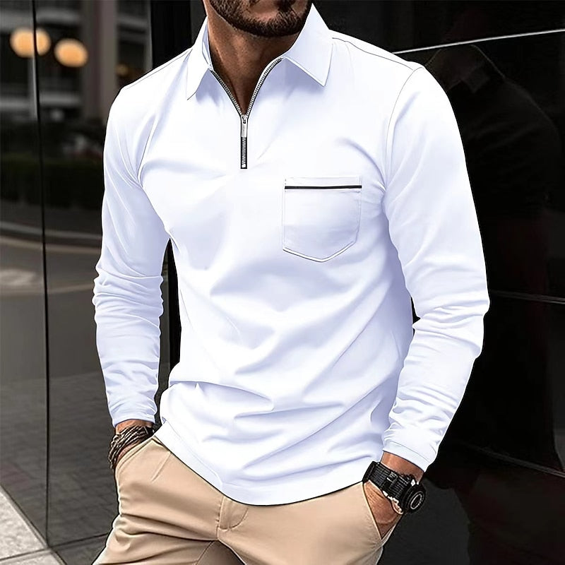 Trenton | Refined Quarter-Zip Polo Shirt