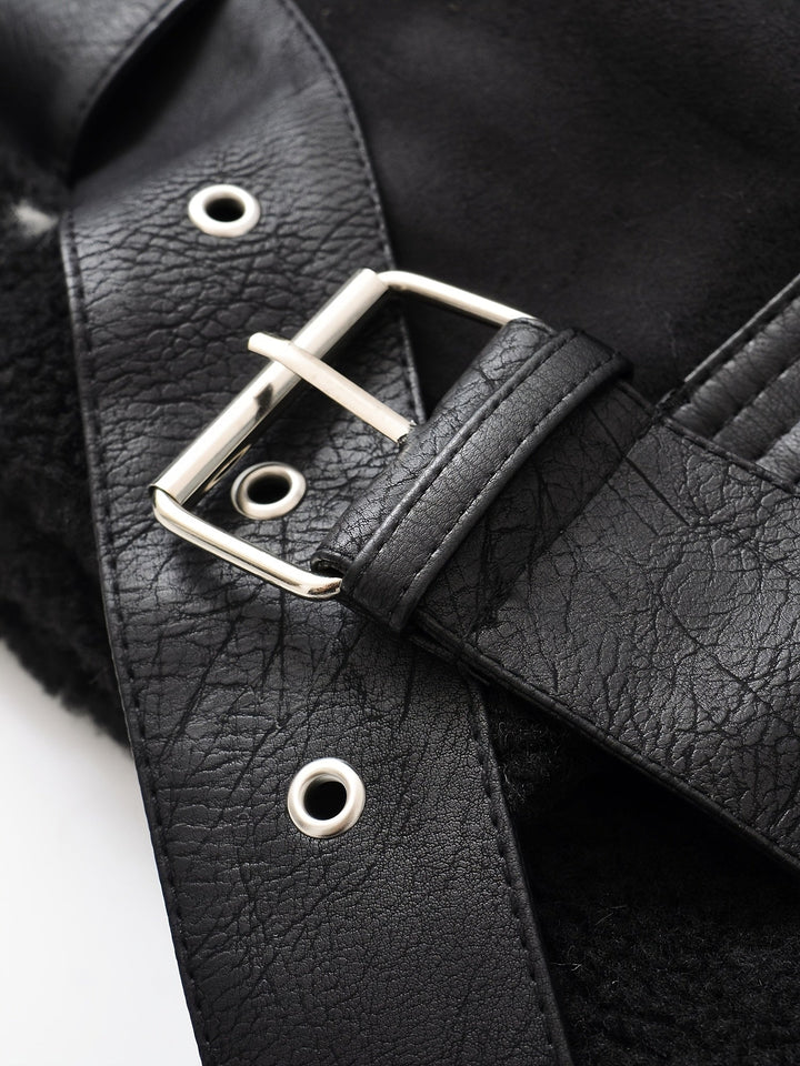 Clara | Belted Aviator Jacket