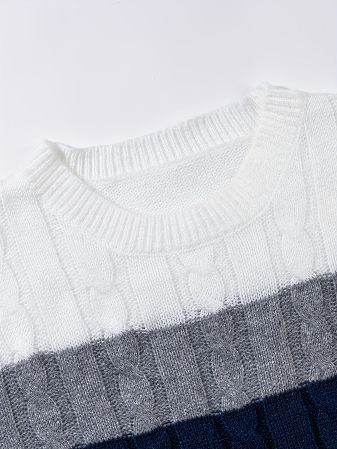 Nolan | Textured Cable-Knit Sweater
