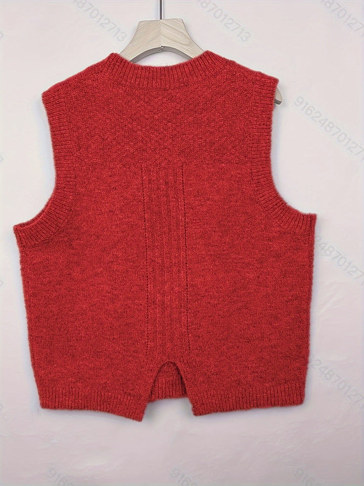 Brooke | Cable-Knit Sweater Vest