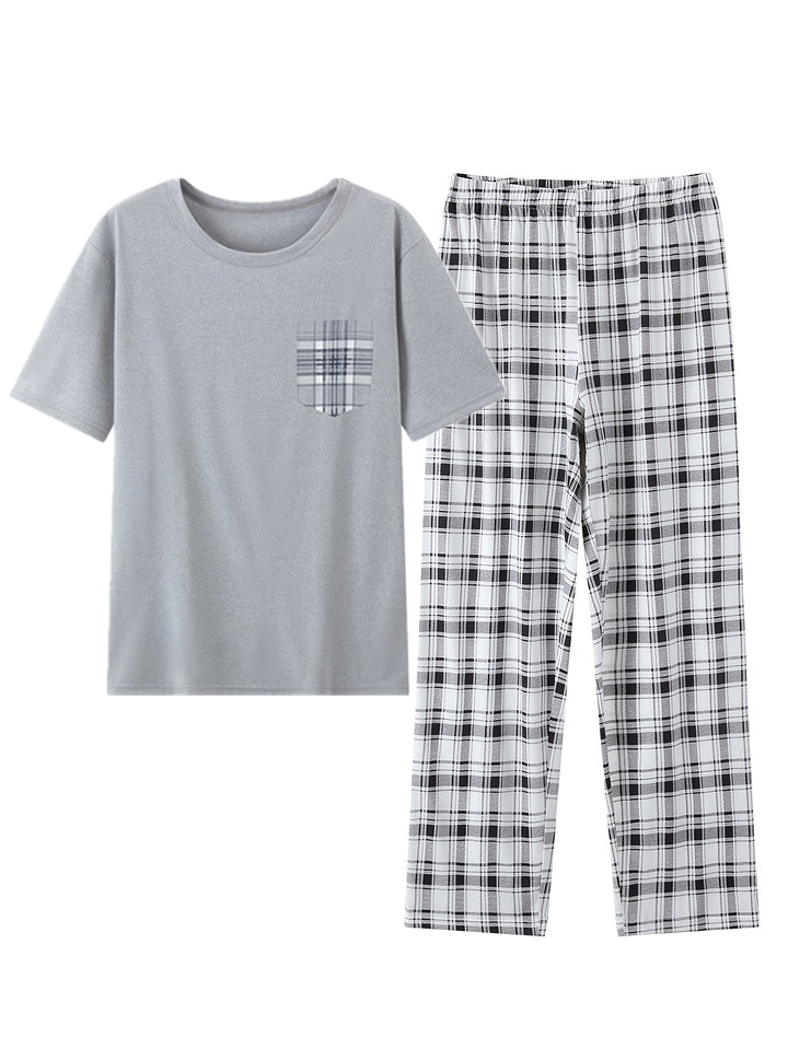 Tristan | Relaxed Checkered Two-Piece Set