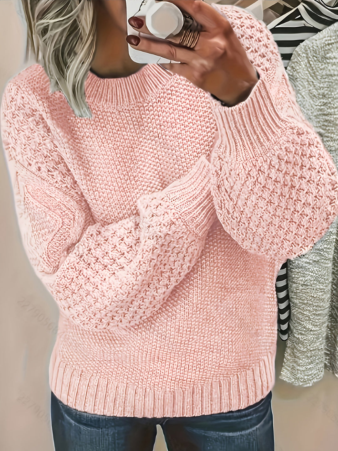 Bonnie | Cozy Lantern-Sleeve Sweater
