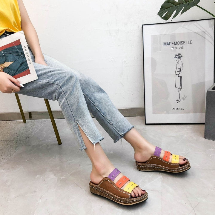 PREMIUM ORTHOPEDIC TRICOLOR SANDALS - 2026 BEST SELLER