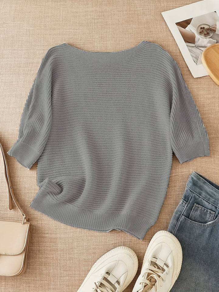Lena | Relaxed Open-Knit Sweater
