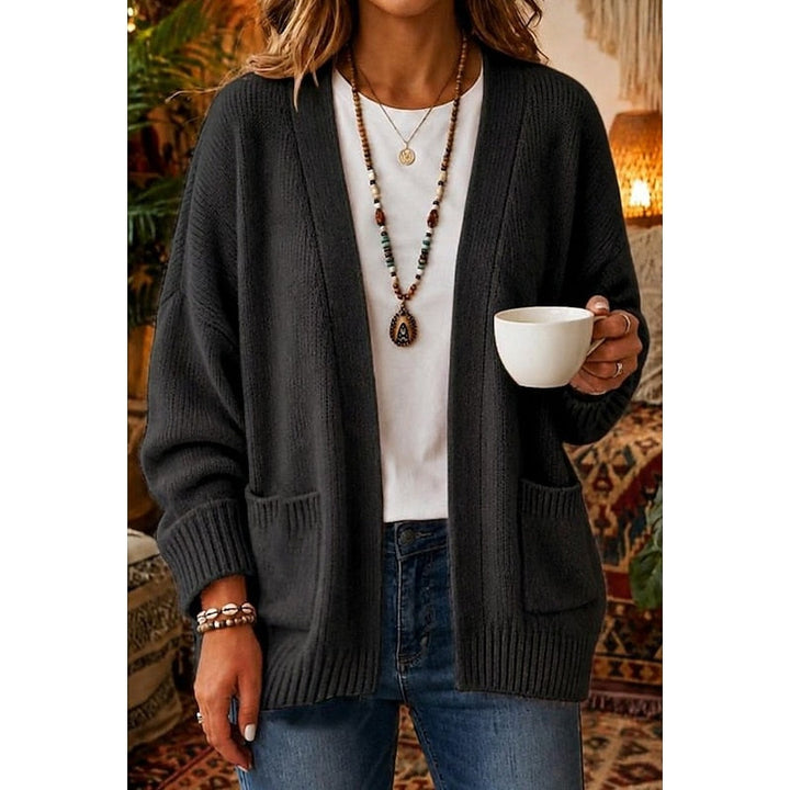 Evangeline | Relaxed Open-Front Cardigan