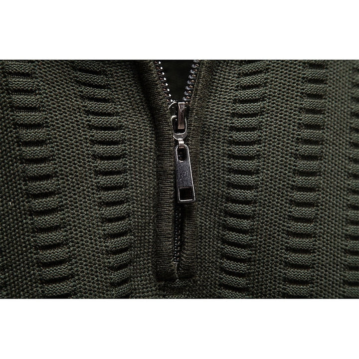 Sheldon | Textured Half-Zip Sweater