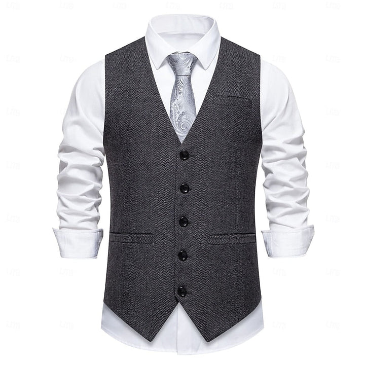 Emmett | Tailored Single-Breasted Waistcoat
