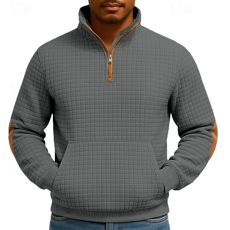 Dawson | Textured Quarter-Zip Pullover
