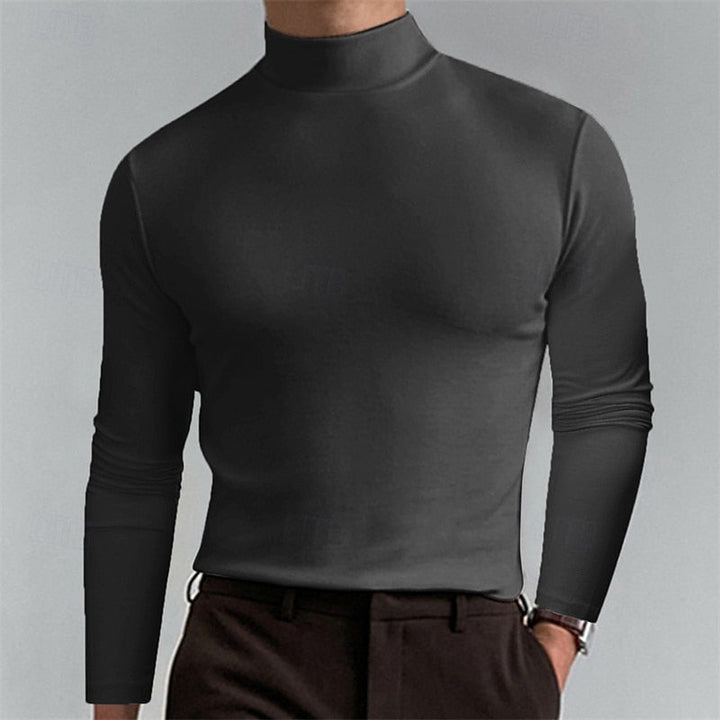Garrett | Refined Mock-Neck Turtleneck