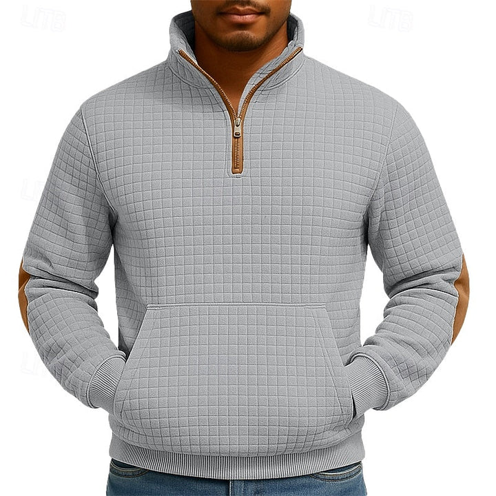 Dawson | Textured Quarter-Zip Pullover