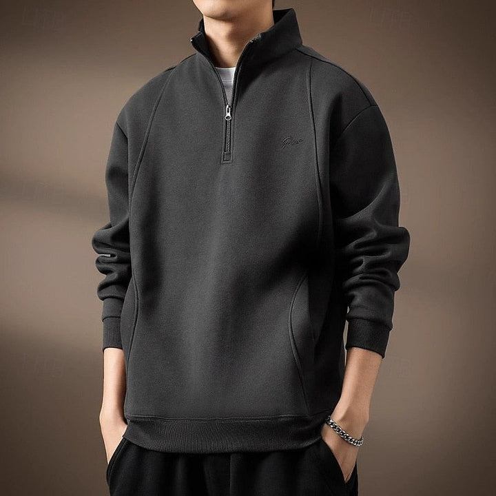 Trent | Classic Quarter-Zip Sweatshirt