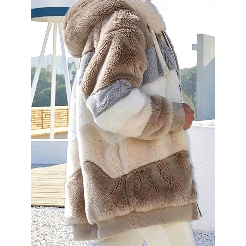 Corinne | Cozy Hooded Zip-Up Jacket