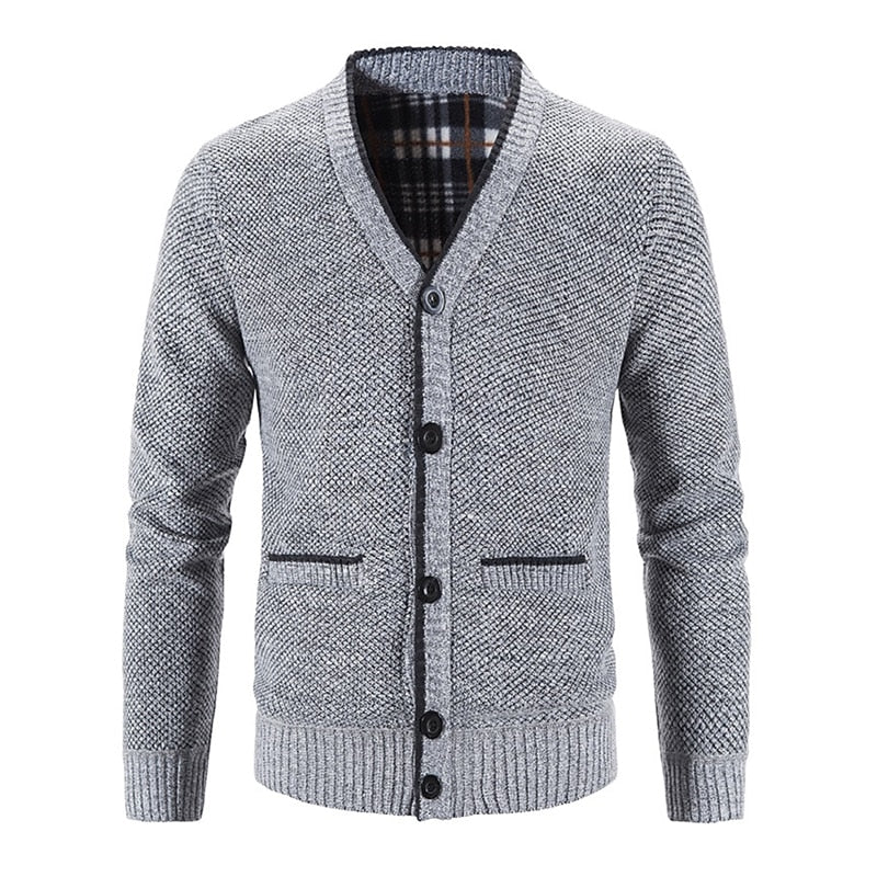 Colby | Button-Front V-Neck Cardigan