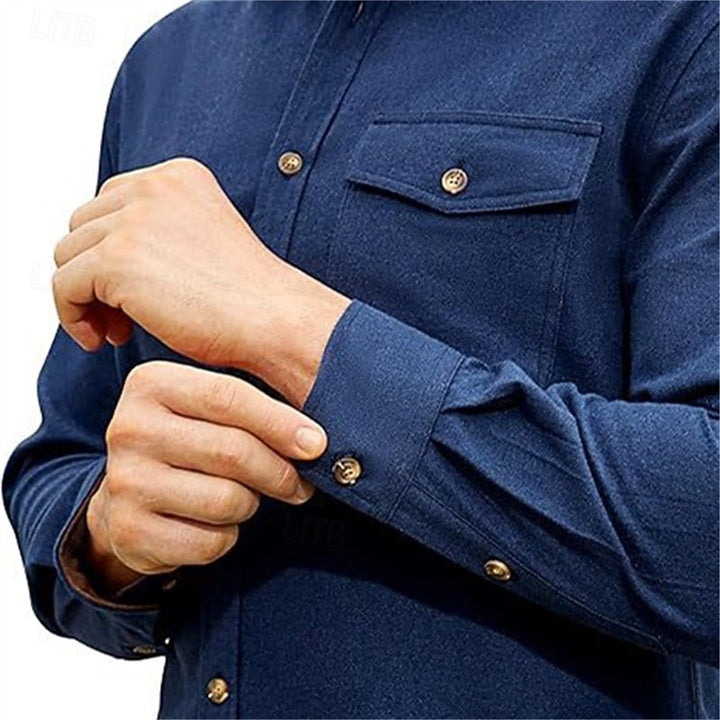 Tristan | Rugged Button-Front Overshirt