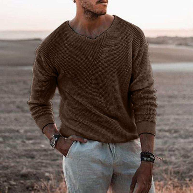 Sullivan | Textured V-Neck Sweater