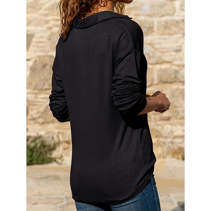 Cora | Relaxed Quarter-Zip Top