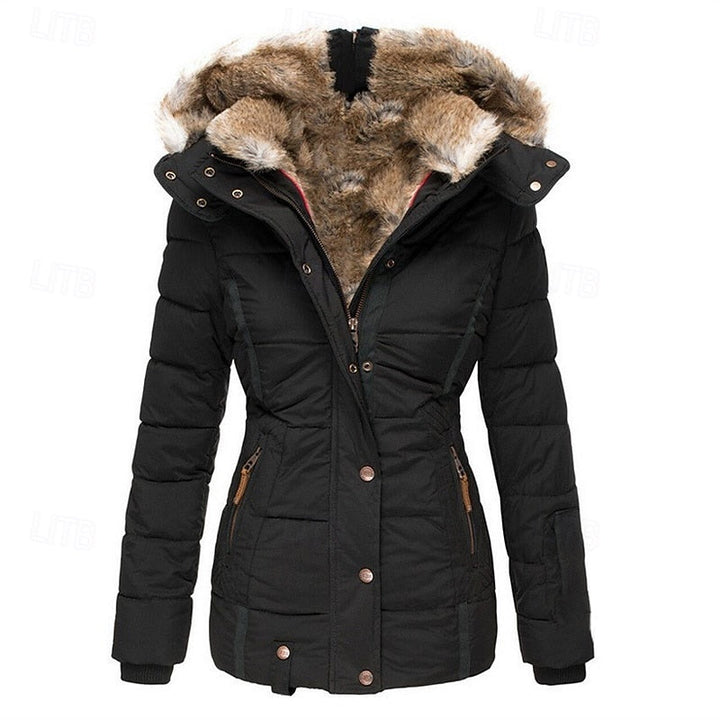 Gloria | Fur-Trimmed Hooded Winter Jacket