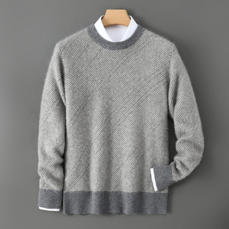 Gareth | Textured Crew Neck Sweater