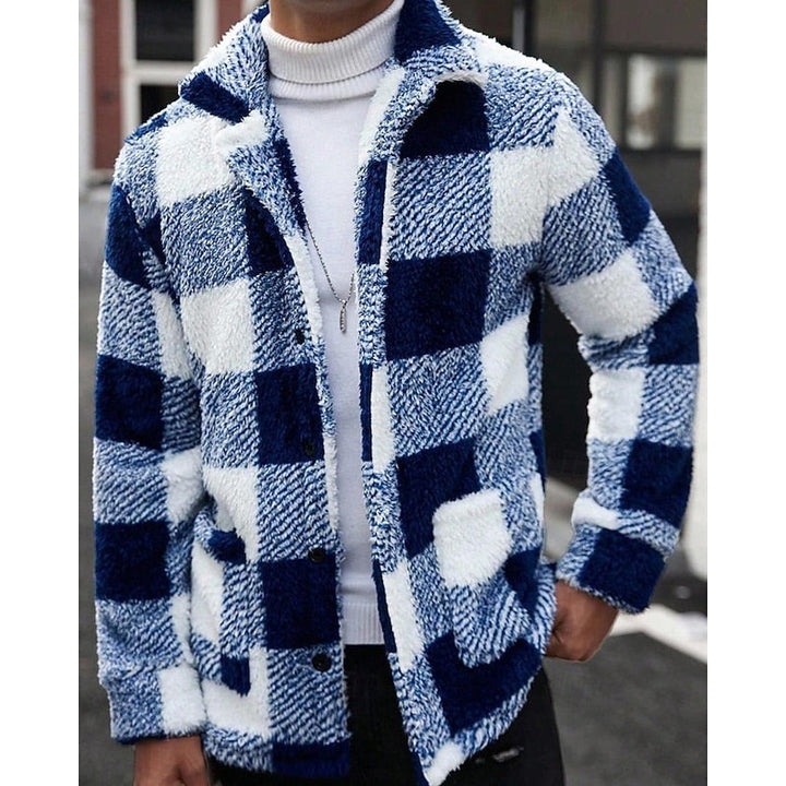 Merritt | Checked Standing-Collar Jacket