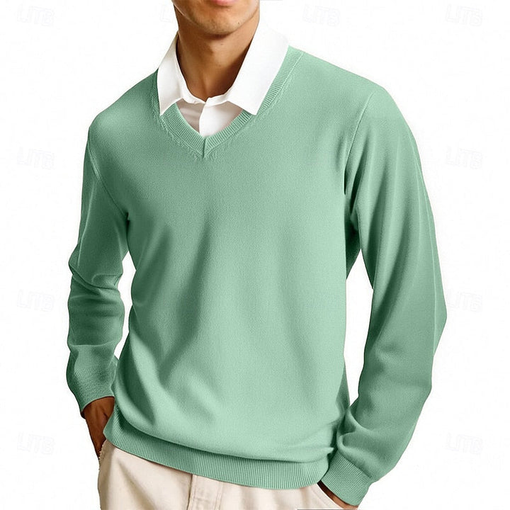 Clayton | Classic V-Neck Sweater