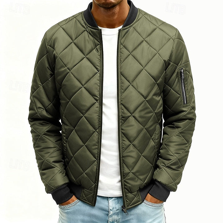 Theo | Quilted Bomber Jacket