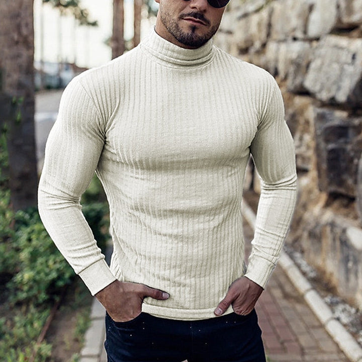 Lucas | Refined Ribbed Turtleneck
