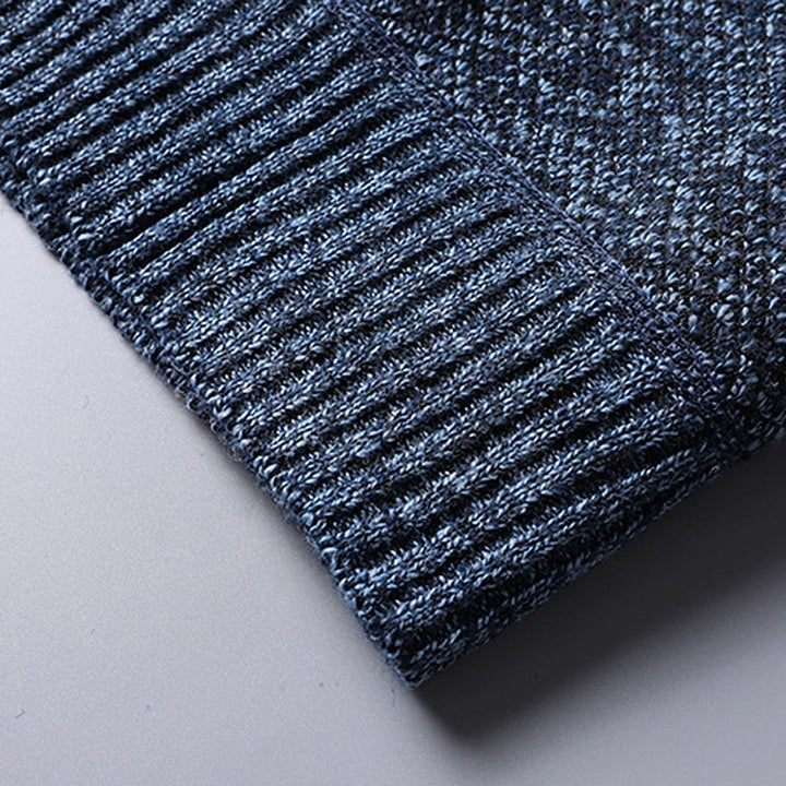 Nigel | Quarter-Zip Stand Collar Sweater