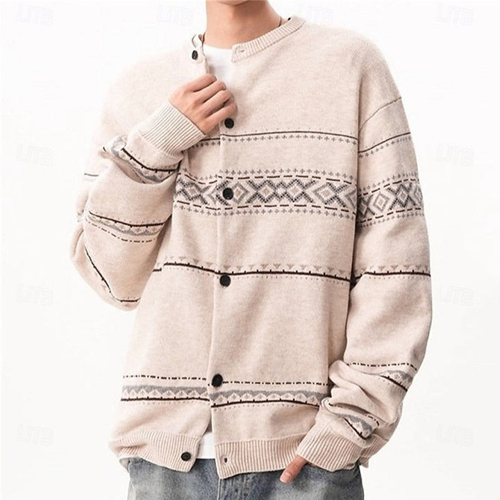 Bryce | Christmas Patterned Cardigan