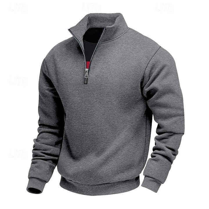 Glenn | Refined Quarter-Zip Sweatshirt