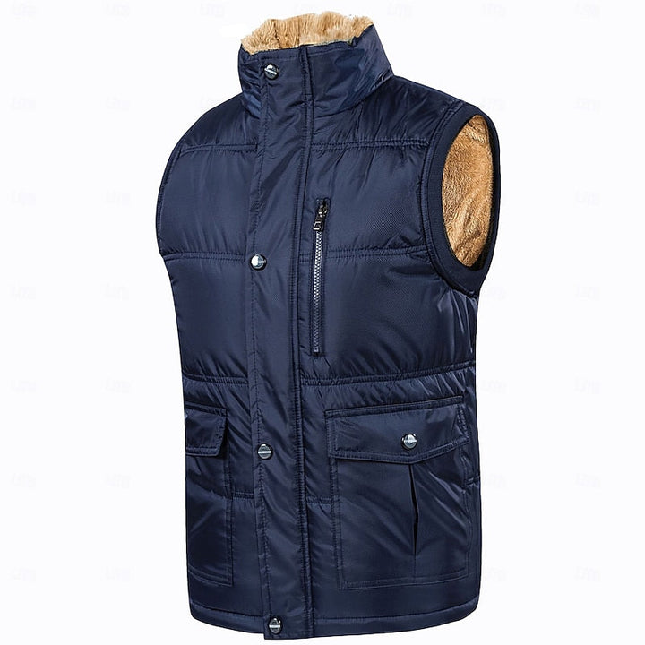 Cooper | Sherpa-Lined Puffer Vest