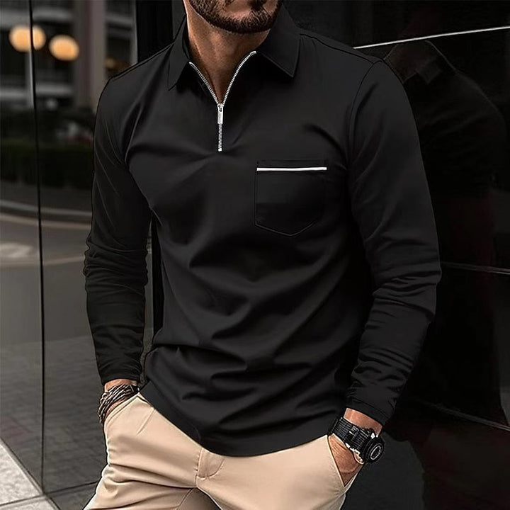 Trenton | Refined Quarter-Zip Polo Shirt