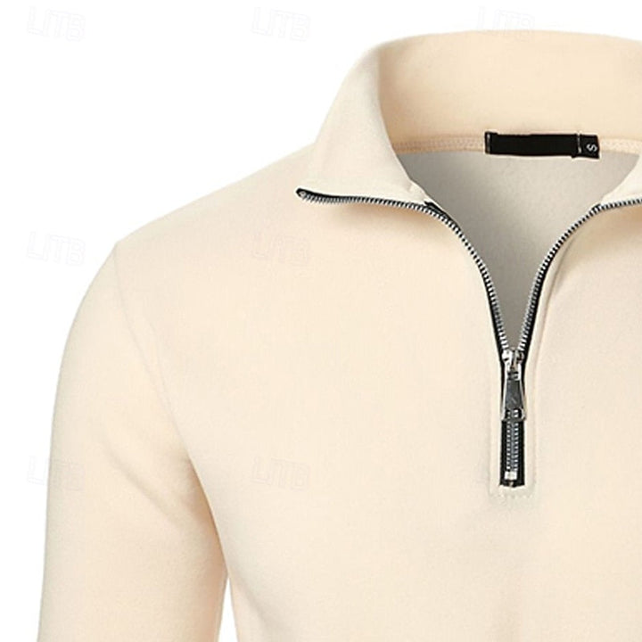 Keith | Quarter-Zip Stand-Collar Pullover