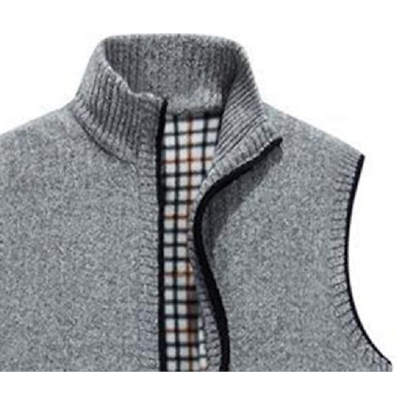 Otis | Cozy Stand-Collar Zip Vest