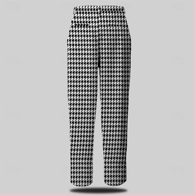 Nolan | Tailored Houndstooth Pants