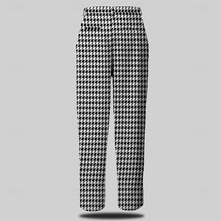Nolan | Tailored Houndstooth Pants