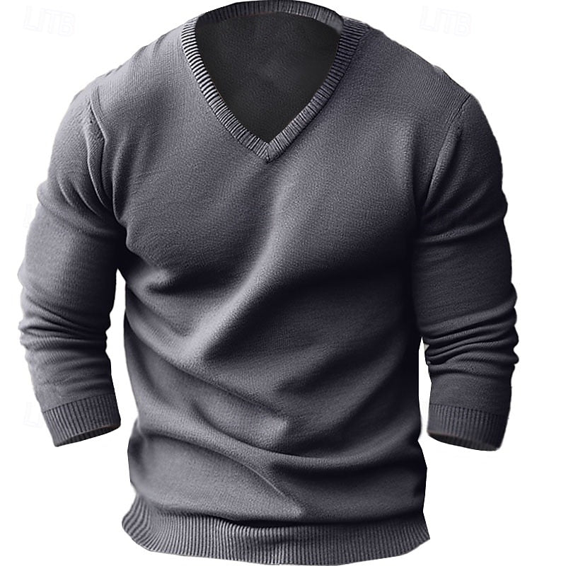 Reginald | Refined V-Neck Sweater