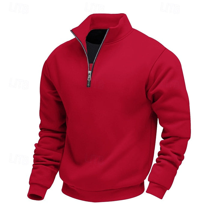 Glenn | Refined Quarter-Zip Sweatshirt