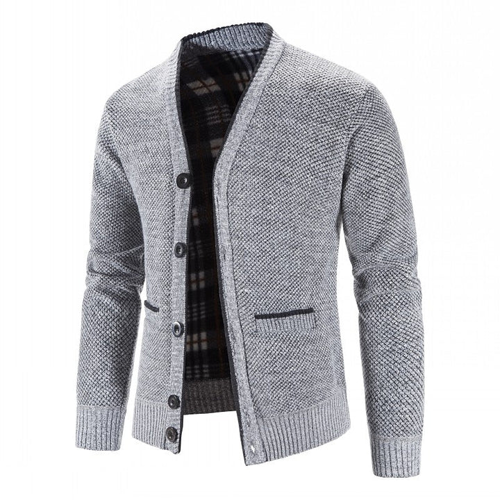 Colby | Button-Front V-Neck Cardigan