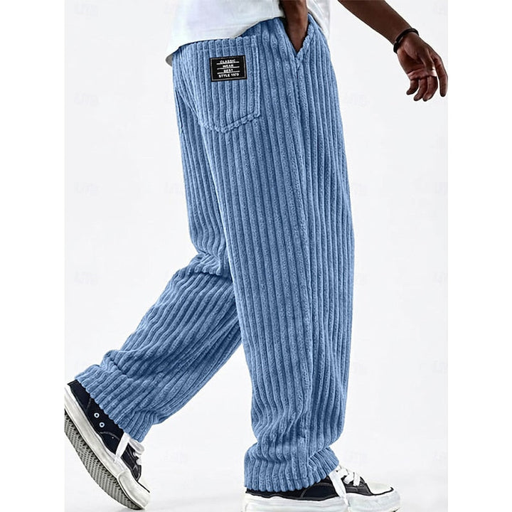 Bradford | Ribbed Straight-Leg Pants