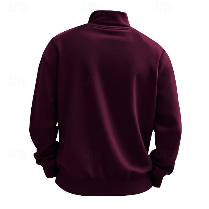 Glenn | Refined Quarter-Zip Sweatshirt
