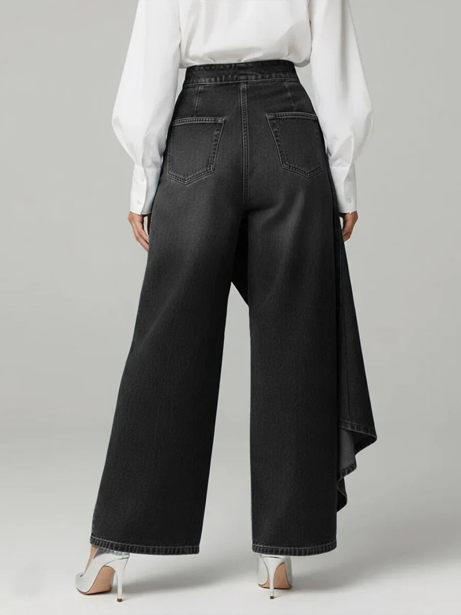 Margaret | Elegant High Waisted Wide-leg Pants