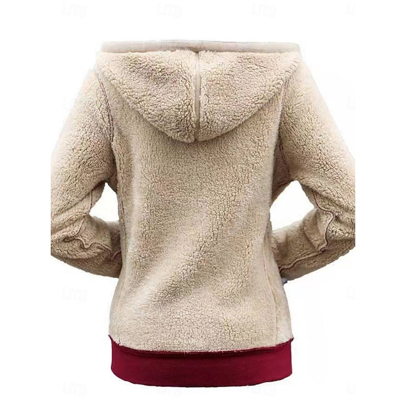 Delphine | Cozy Hooded Zip Jacket