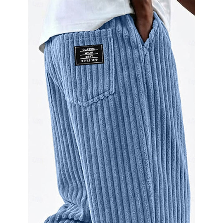 Bradford | Ribbed Straight-Leg Pants