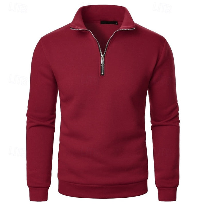 Keith | Quarter-Zip Stand-Collar Pullover