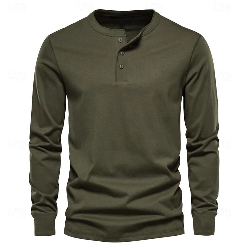 Sheldon | Classic Long-Sleeve Henley