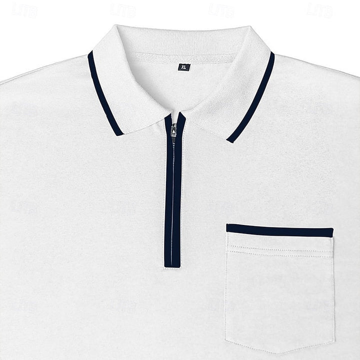 Maurice | Refined Quarter-Zip Polo Shirt