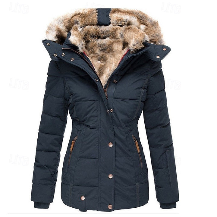 Gloria | Fur-Trimmed Hooded Winter Jacket