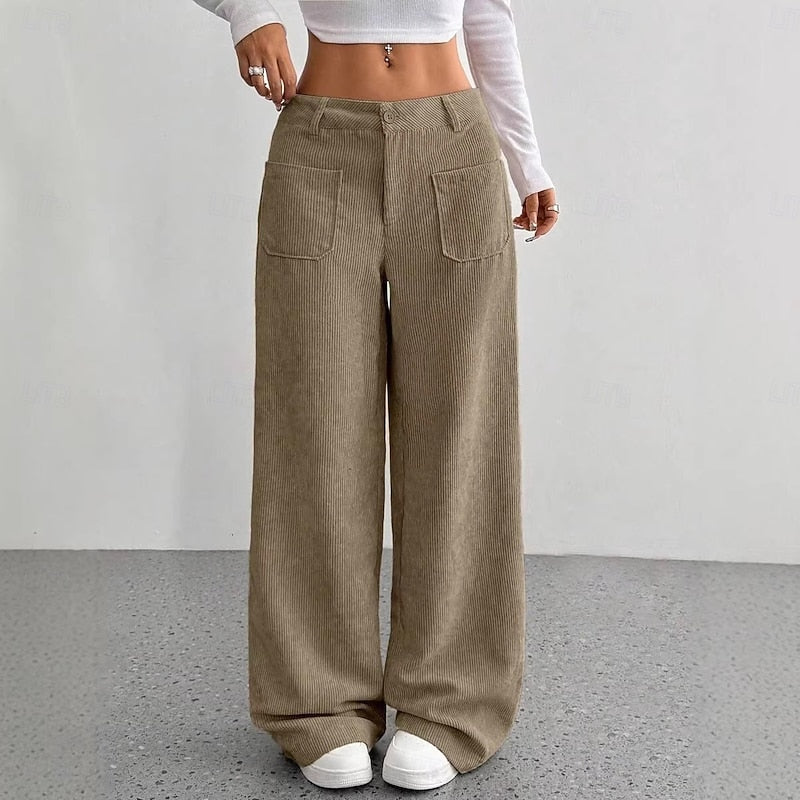 Rosalie | Wide-Leg High-Waist Pants